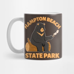 Hampton Beach State Park Camping Bear Mug